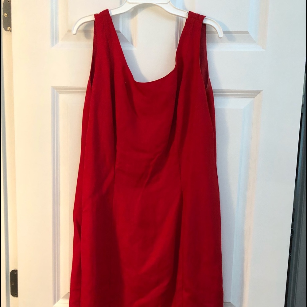 Red dress